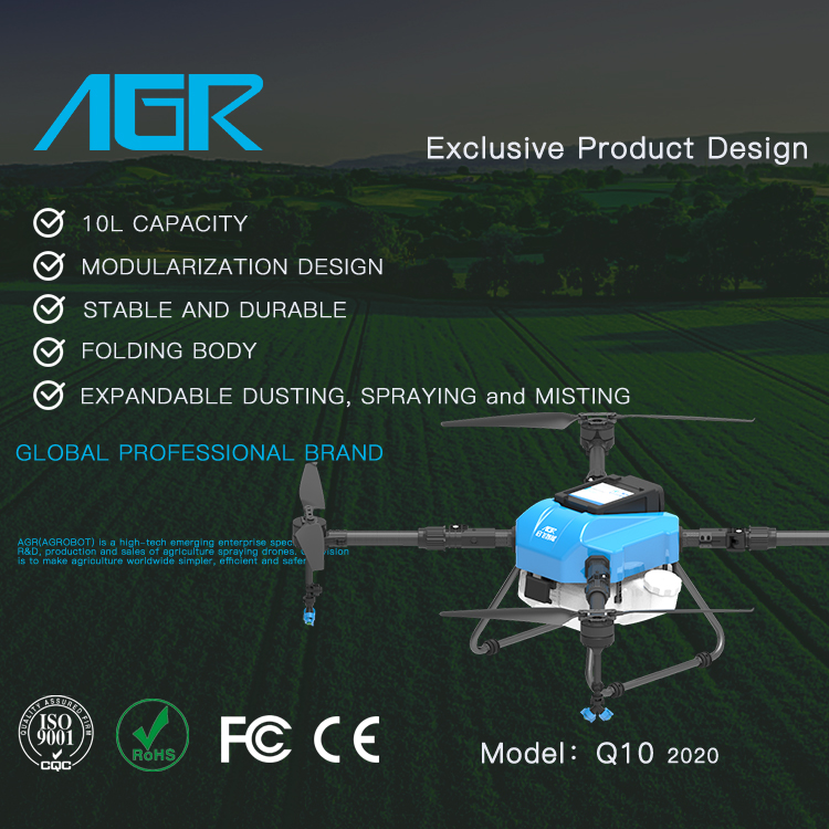 AGR 10L Agriculture Drone for Pesticides Spray